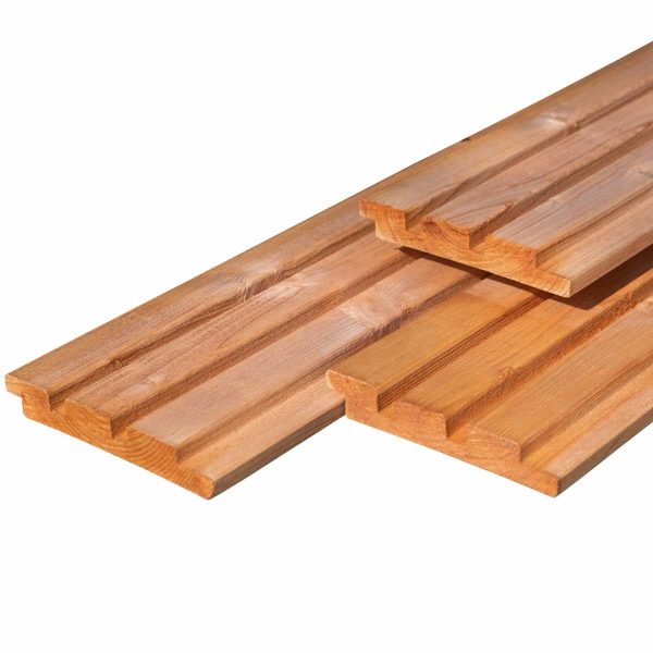 Triple profiel Red Class Wood 2.2x14.0x400cm