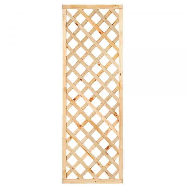 Trellis diagonaal recht met rechte lijst 60cm