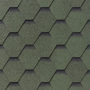 Dakshingles hexagonaal ultra groen