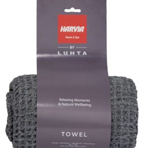 Harvia handdoek 80x160cm grijs | Sauna accessoire door Luhta