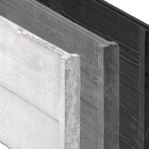 Berton Rabat houtmotiefplaat smal antraciet 184