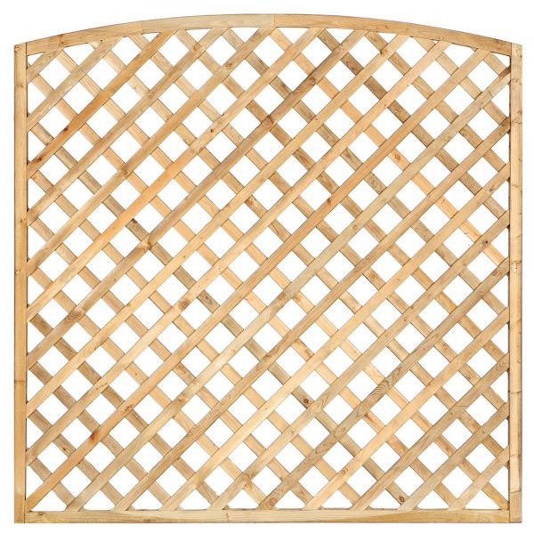 Trellis diagonaal met tooglijst H60cm