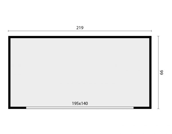 Douglas containerberging Linna 219x99x174cm