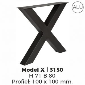 Model X – Poedercoating RAL9005 Zwart