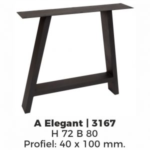 Model A elegant – Poedercoating RAL9005 Zwart