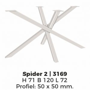 Model Spider 2 – Poedercoating RAL9010 Wit
