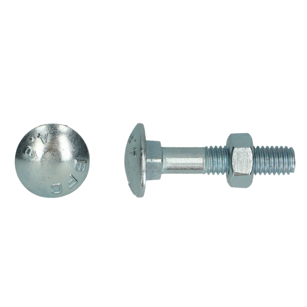 Houtbout 4.8 DIN 603/555 M 8x100 Zn 100 stuks Houtbout 4.8 DIN 603/555 M 8x100 Zn 100 stuks