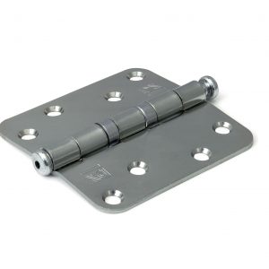 Kogellagerscharnier ronde hoeken 89x89 mm verzinkte pen staal verzinkt
