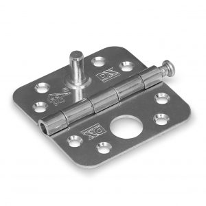 Scharnier ronde hoeken 76x76 mm losse verzinkte pen staal verzinkt SKG