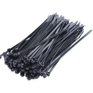 Kabelbundelband nylon 4.8x300 mm zwart UV bestendig