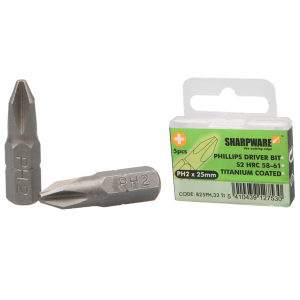 Bits 25mm 1/4" CrV - PH 1 /5St 5 stuks
