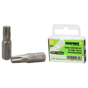 Bits 25mm 1/4" CrV - TX10 /5St 5 stuks
