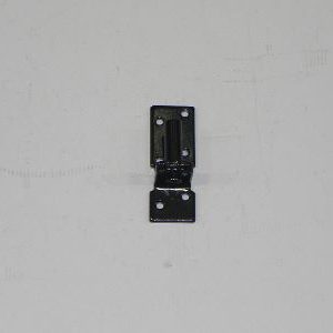 Plaatduim - diameter 16mm - 40x100x5mm - zwart gecoat