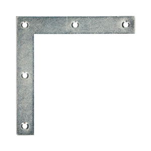 Platte winkelhaak 90° 12x75x75 Zn 1 stuks