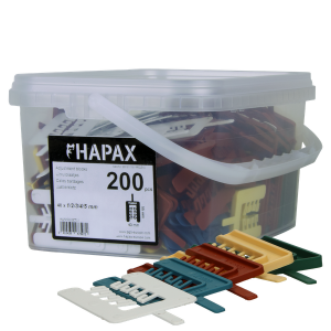 HAPAX assort. uitvulplaatjes 40x55/200St 200 stuks