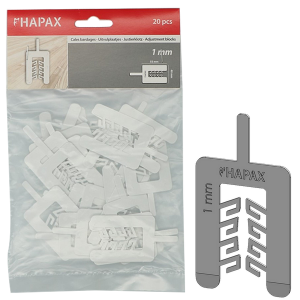 HAPAX uitvulplaatjes 1x40,00x55 /20st 20 stuks