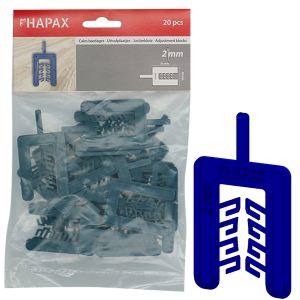 HAPAX uitvulplaatjes 2x40,00x55 /20st 20 stuks