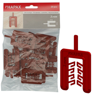 HAPAX uitvulplaatjes 3x40,00x55 /20st 20 stuks