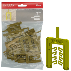 HAPAX uitvulplaatjes 4x40,00x55 /20st 20 stuks