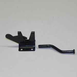 Kiphoksluiting 60mm zwart gepoedercoat