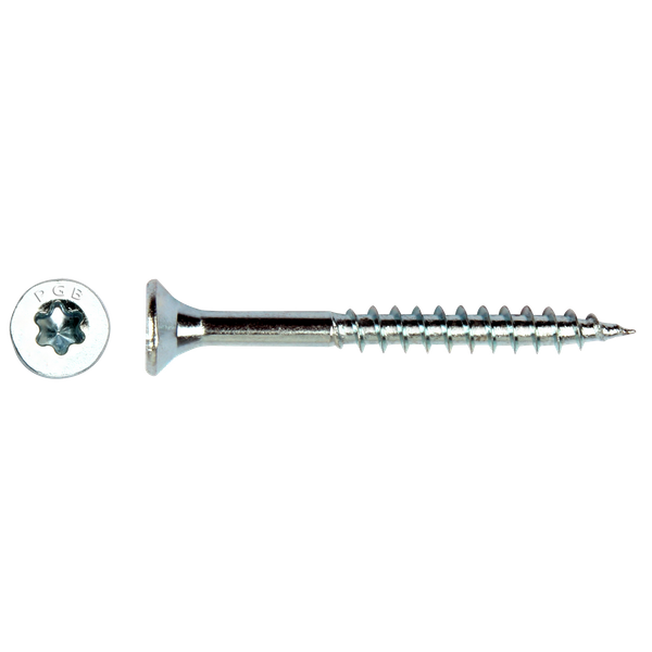 Spaanderplaatschroef VK-T 5,0x90 Zn T25 200 stuks Spaanderplaatschroef VK-T 5,0x90 Zn T25 200 stuks