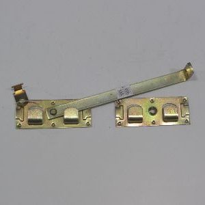 Overslaggrendel 450mm geel verzinkt