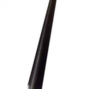 Aluminium hoekstrip 200cm 20x20mm 2mm zwart