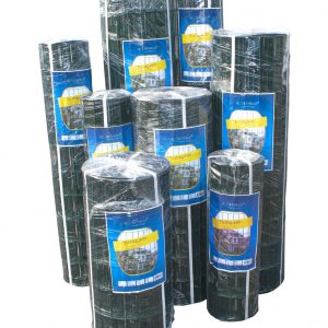 Tuingaas 102x51 MM groen geplastificeerd hoog 100 CM lengte 10 MTR