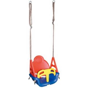 Samengestelde schommel kunststof geel rood