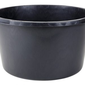 Mortelemmer PE rond, zwart ∅ 58,5 cm 65 l