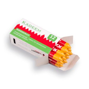 Merkkrijt - waskrijt KADEEM GEEL, diameter 13 mm (per doos van 12 stuks)