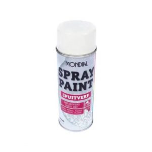 MONDIAL spuitbus Zijdeglans wit RAL 9010 400ML
