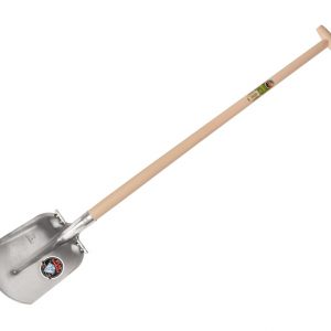 Steekbats ATLAS DIAMANT 1/4 000 gehard, gepolijst, RONDE OPSTAP, met ATLAS schopsteel 110 cm gebogen