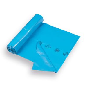 Vuilniszak - Afvalzak Premium 70 x 110 cm blauw, dikte 37 mµ, 25 stuks per rol