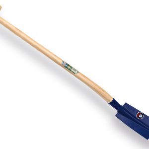 Kabelschop ATLAS DIAMANT 11,5 cm 3/4 blauw, onderkant spits, met ATLAS schopsteel 110 cm