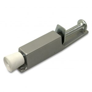 Deurhouder met bout 165x30 mm grijs