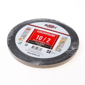 Compriband KOMO zwart 10x10mm 12.5M1