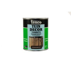 Tenco Tuindecor tuinbeits transparant donkerbruin 1L