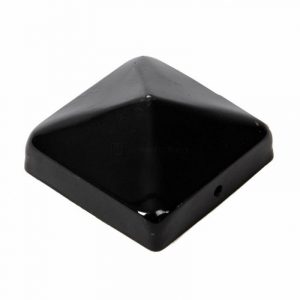 Waelbers Piramidekap Zwart Aluminium 91x91mm
