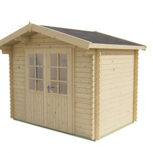 Blokhut - - Blokhut - Tuinhuis Anja | 28 mm | vuren honinggeel geïmpregneerd