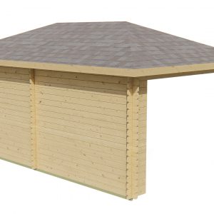 Blokhut - - Blokhut - Tuinhuis Christoffer | 28 mm | vuren Red Class Wood geïmpregneerd