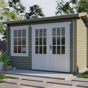 Blokhut - - Blokhut - Tuinhuis Daisy | 40 mm | vuren Red Class Wood geïmpregneerd