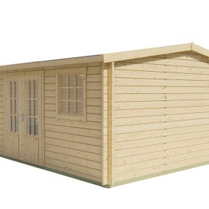 Blokhut - - Blokhut - Tuinhuis Dianne | 40 mm | vuren honinggeel geïmpregneerd