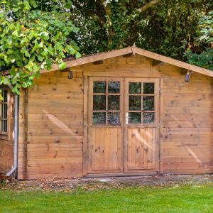 Blokhut - - Blokhut - Tuinhuis Dyre | 40 mm | vuren honinggeel geïmpregneerd