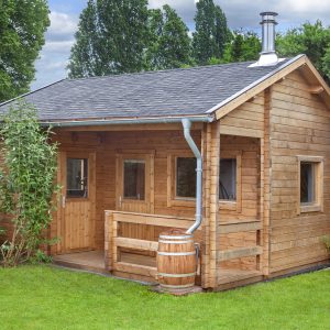 Blokhut - - Blokhut - Tuinhuis Edelweiss | 70 mm | vuren Red Class Wood geïmpregneerd