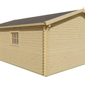 Blokhut - - Blokhut - Tuinhuis Emiel | 44 mm | vuren groen geïmpregneerd