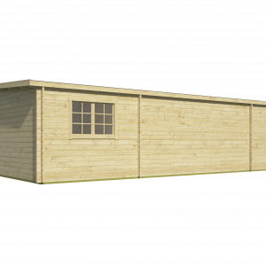 Blokhut - - Blokhut - Tuinhuis Extremadura | 44 mm | grijs geïmpregneerd