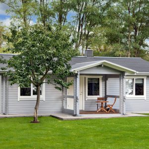 Blokhut - - Blokhut - Tuinhuis Finn | 92 mm | vuren Red Class Wood geïmpregneerd