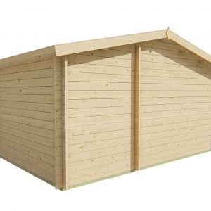 Blokhut - - Blokhut - Tuinhuis Fraga | 34 mm | vuren groen geïmpregneerd