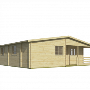 Blokhut - - Blokhut - Tuinhuis Fuerteventura | 70 mm | bruin geïmpregneerd